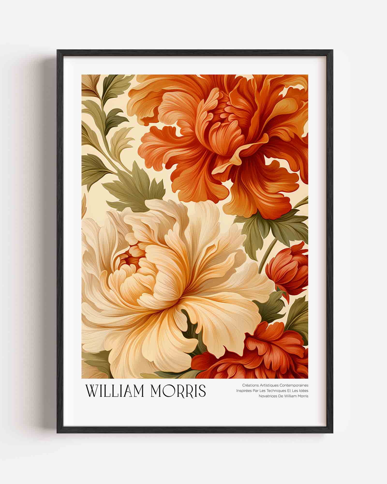 Bloemen en bladeren Poster