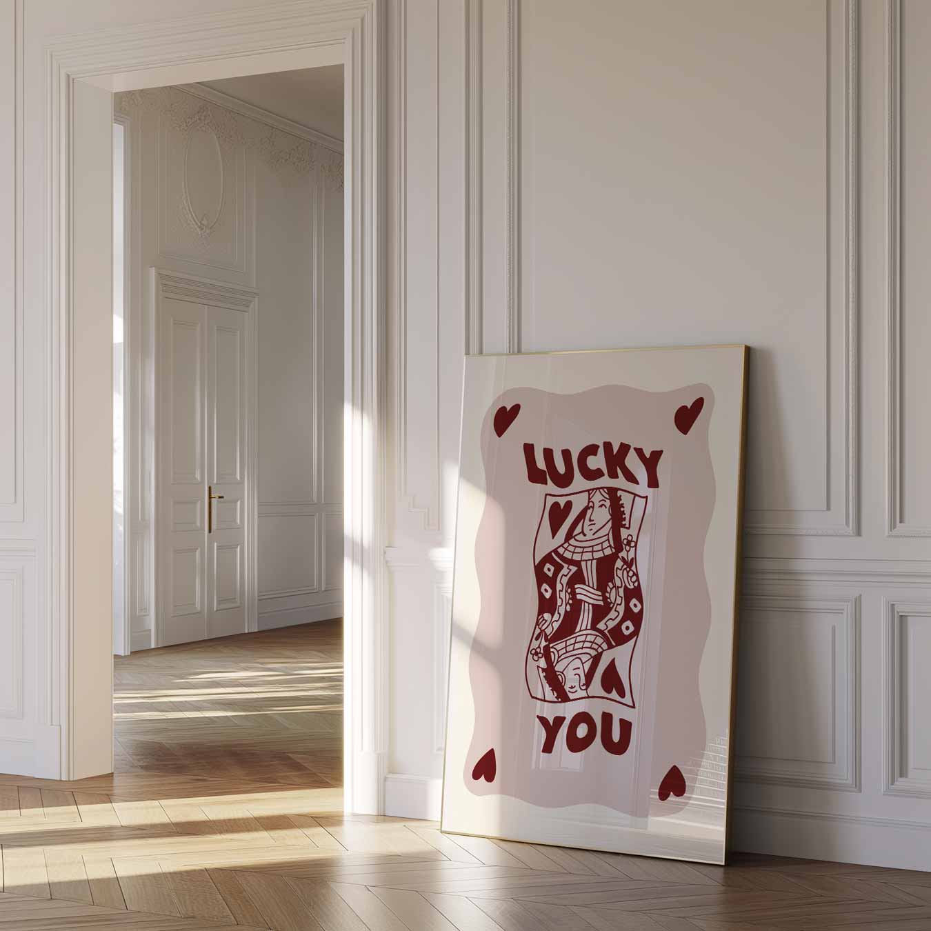Lucky You Pokerkaart Poster-WallArtistic