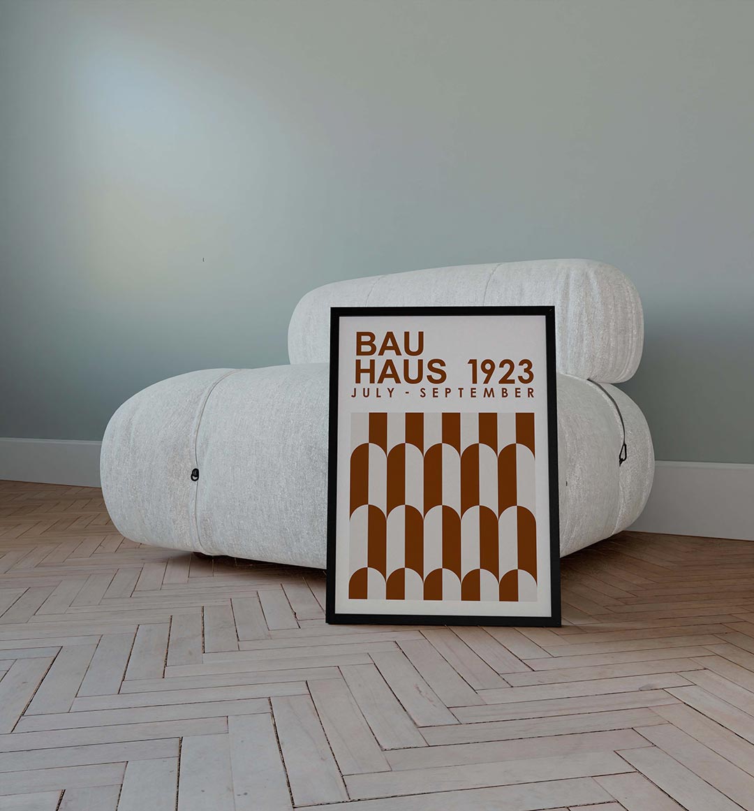 Vormritme en kleur Poster