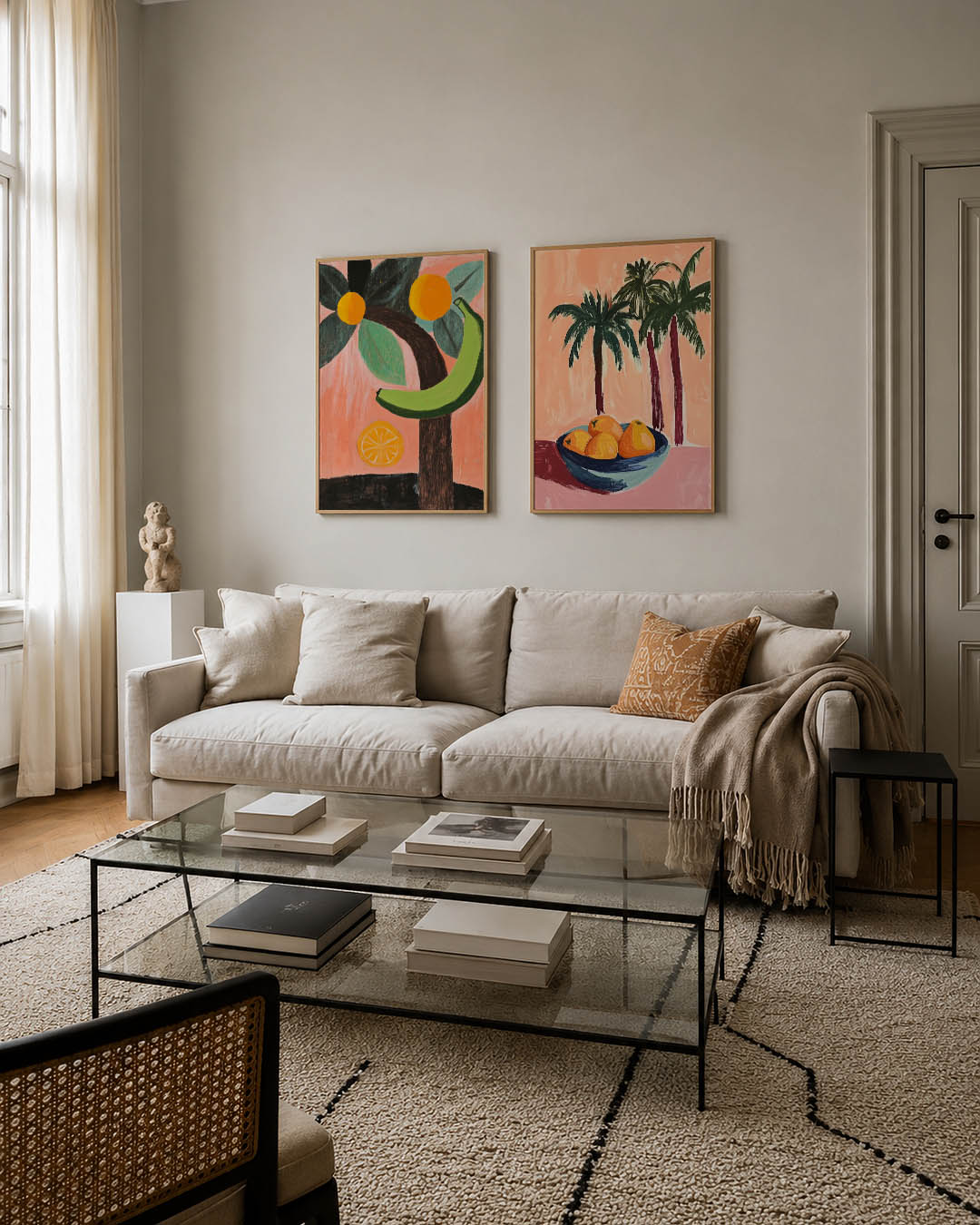 Fruitige vormen Posterset