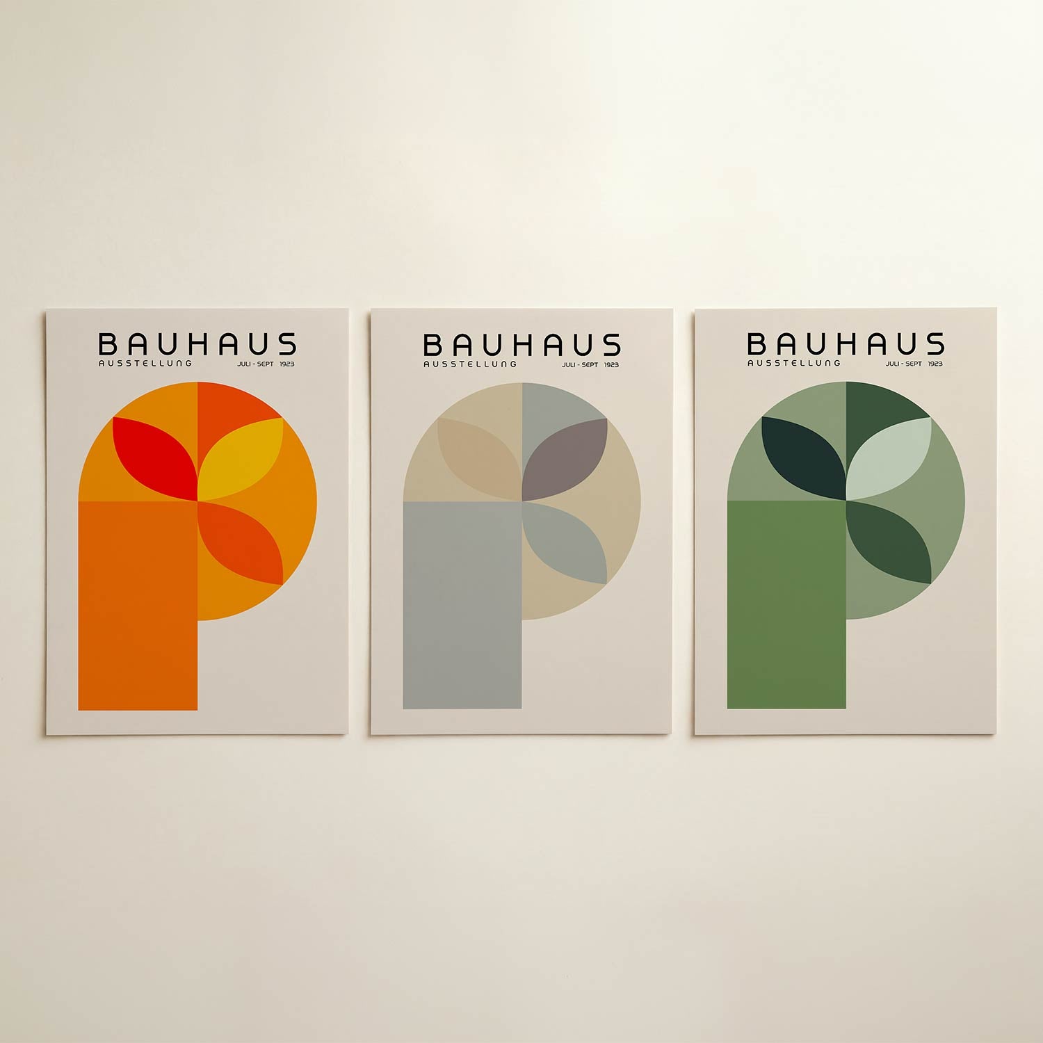 Vormen en vlakken Posterset