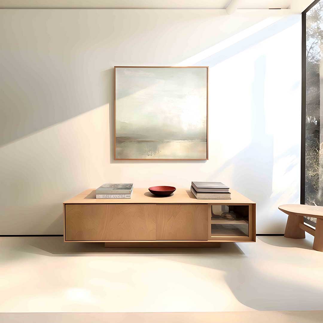 Abstracte landschap Poster