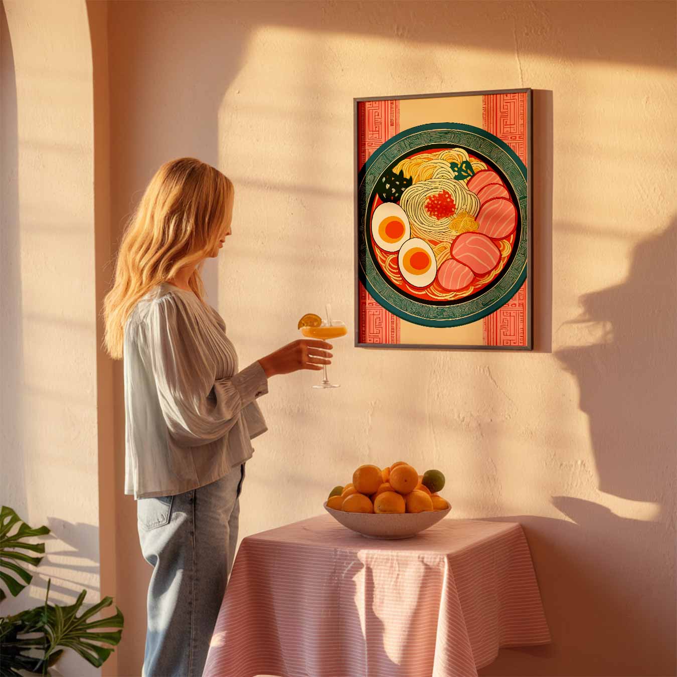 Kleurrijke Ramen Kunstposter-WallArtistic