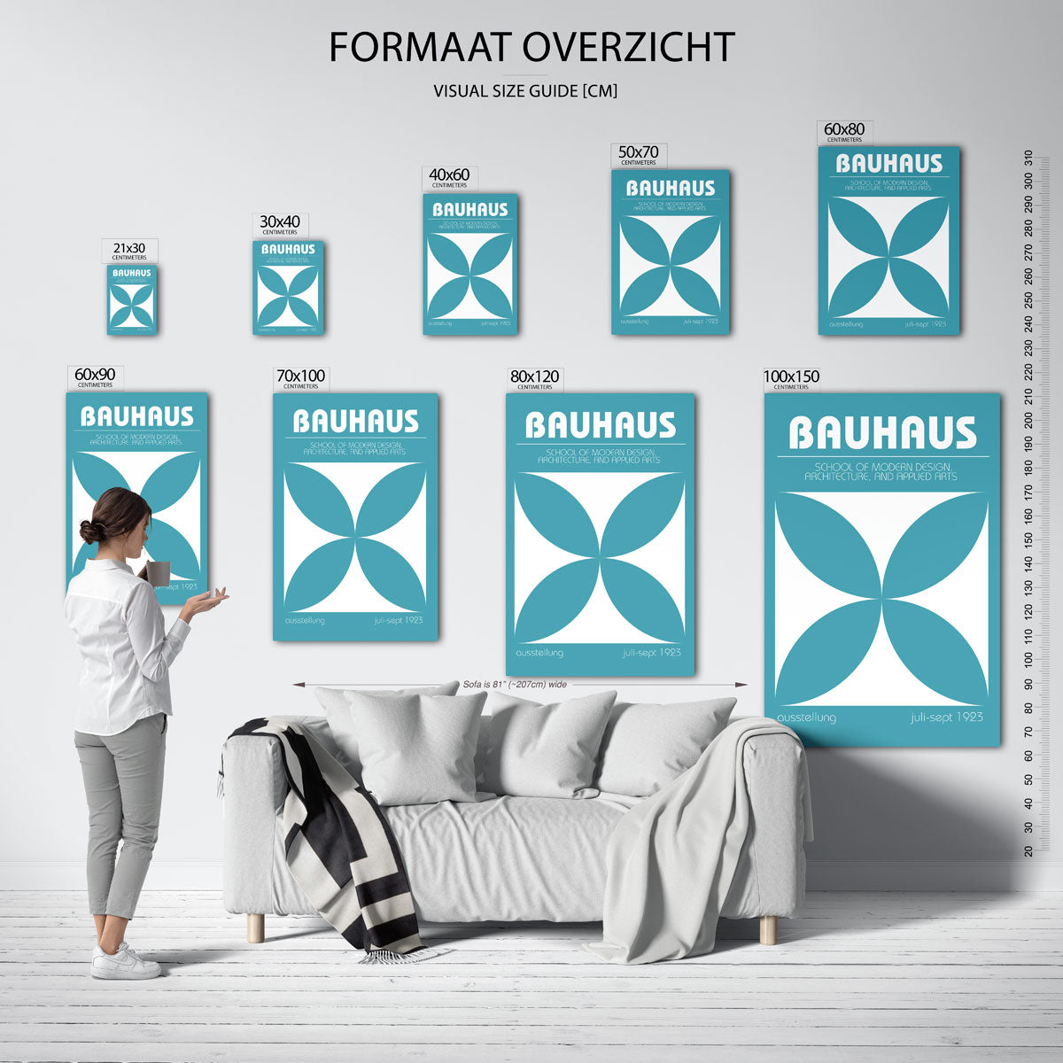 Vorm en kleur Poster