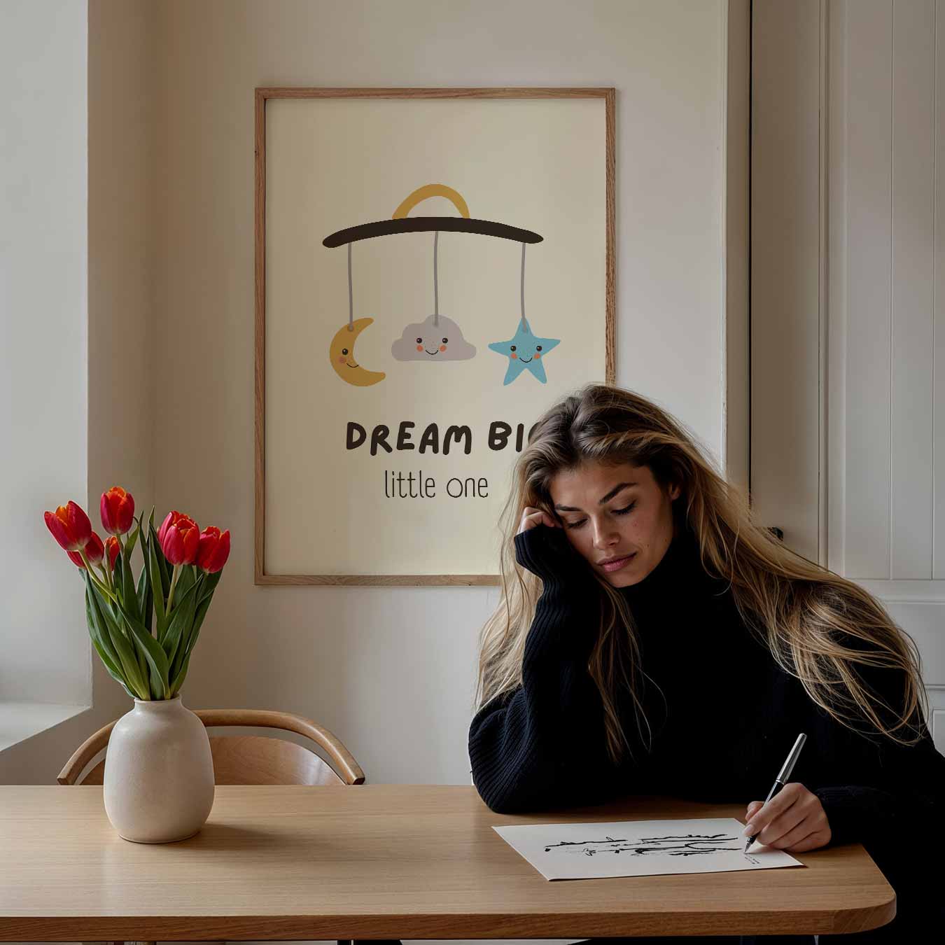 Droom Grote Dromen Poster-WallArtistic