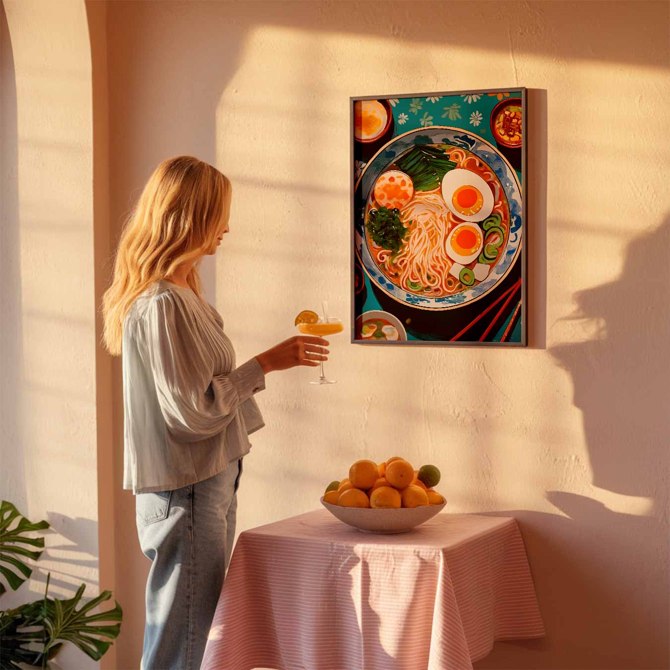 Kleurrijke Ramen Poster-WallArtistic
