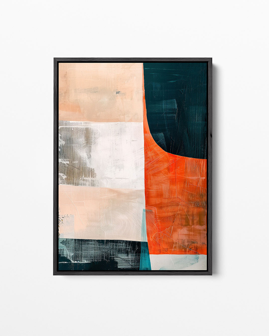 Geometrische kleurencompositie Kunstwerk