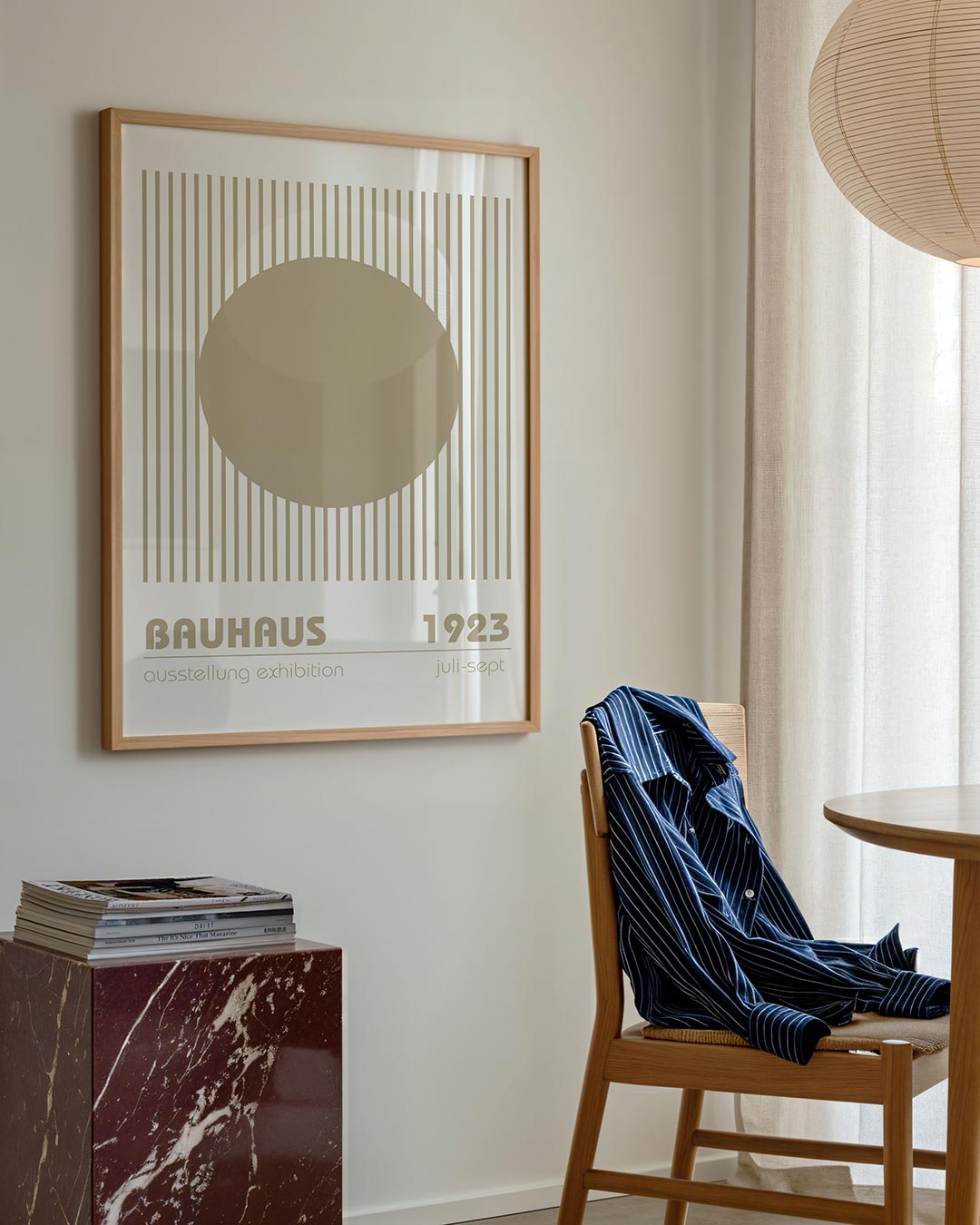Cirkel en lijnen Poster