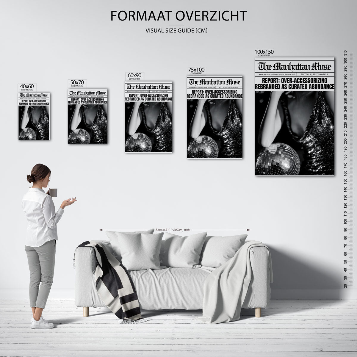 Glinsterende elegantie Kunstwerk