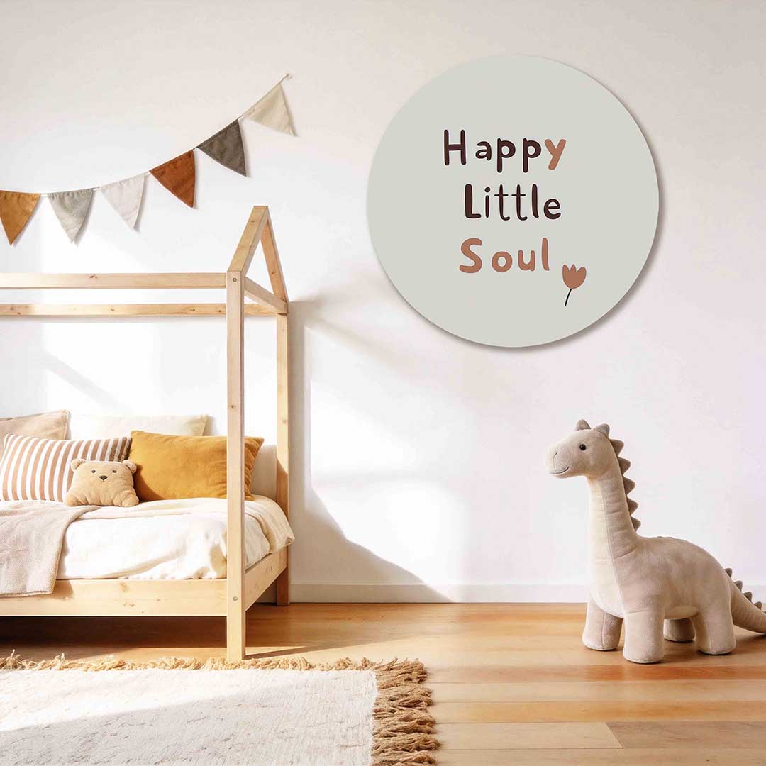 Happy little soul Muurcirkel