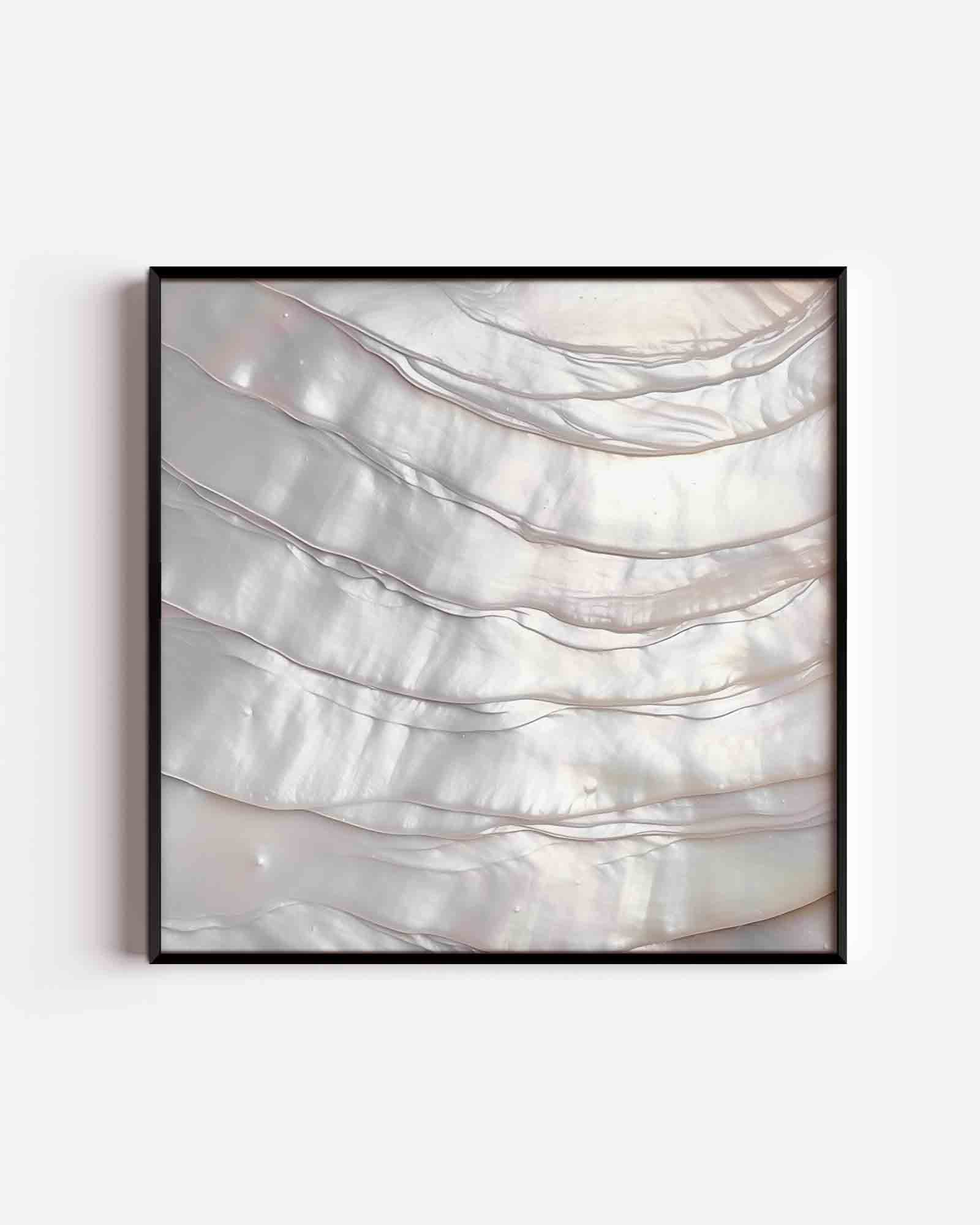 Glanzende parelmoer Poster