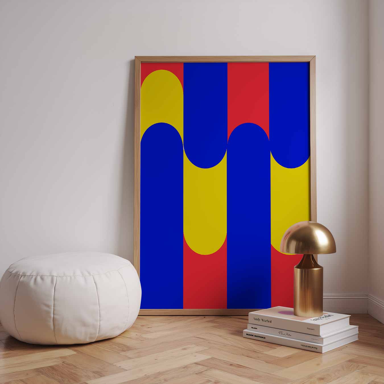 Kleurrijke Geometrische Vibes Poster-WallArtistic
