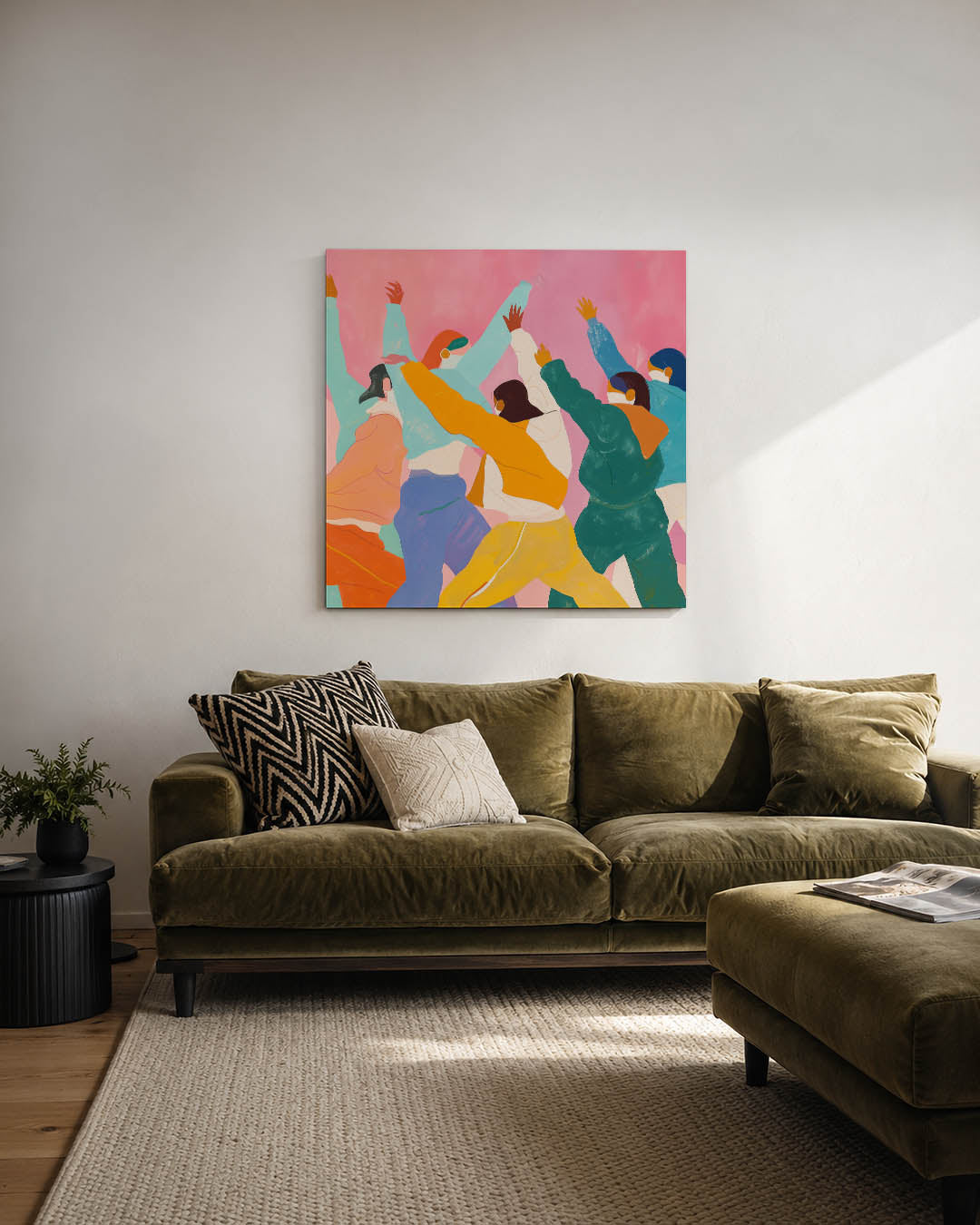 Dynamische figuren Kunstwerk