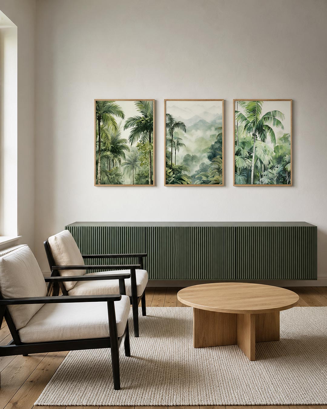 Groene palmritmes Posterset