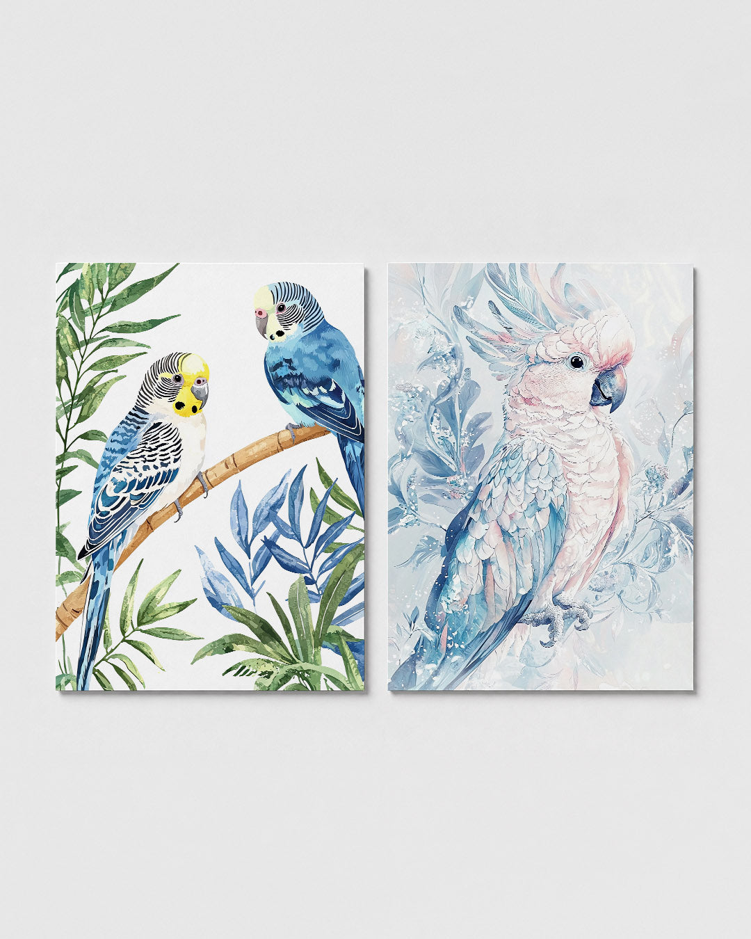 Vogels en bladeren Posterset