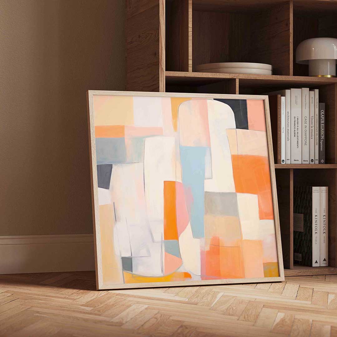 Abstracte vormen Poster