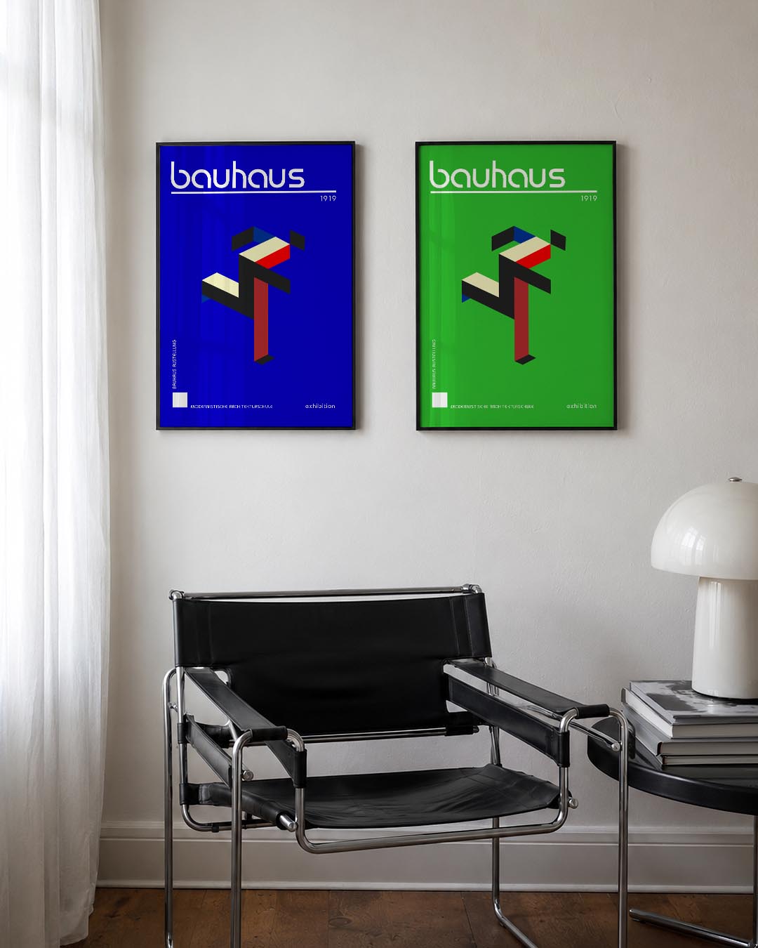 Kleurrijke vormen Posterset