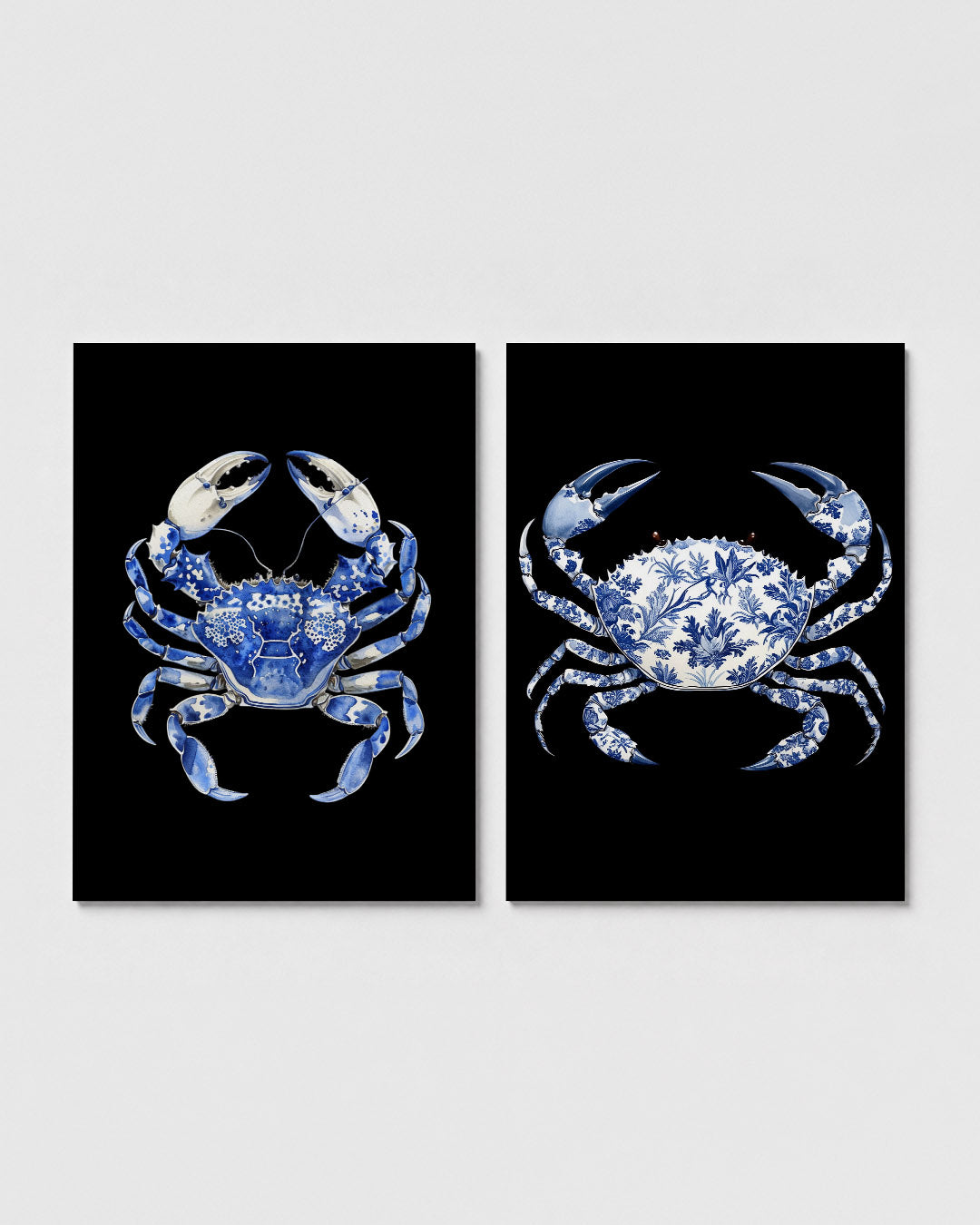 Blauwe krab harmonie Posterset