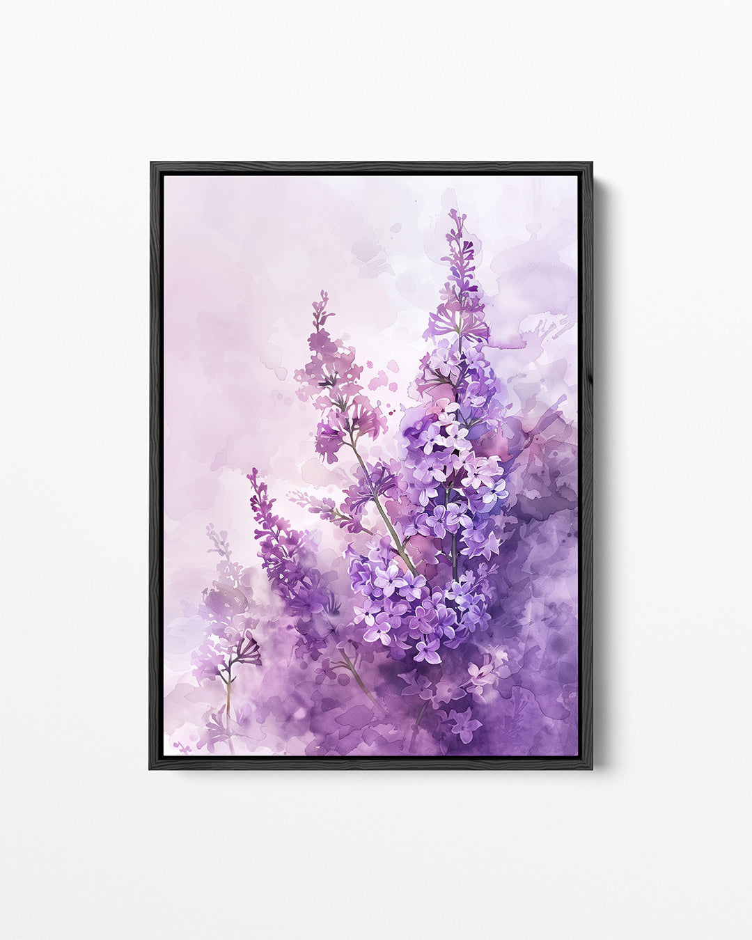Bloemen in paarstinten Kunstwerk