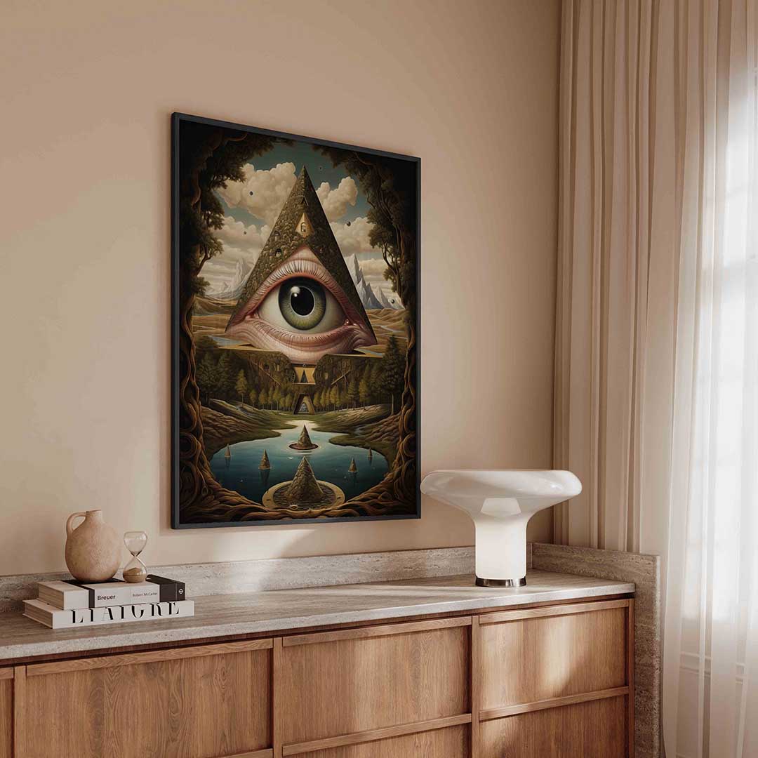 Oog in piramide Poster