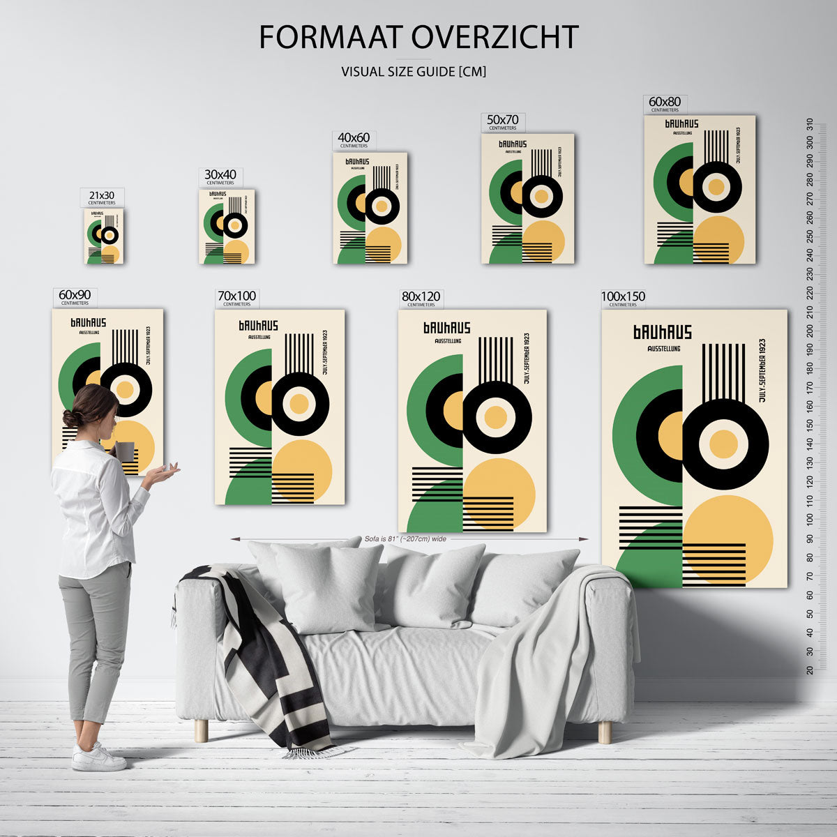 Vormen en lijnen Poster