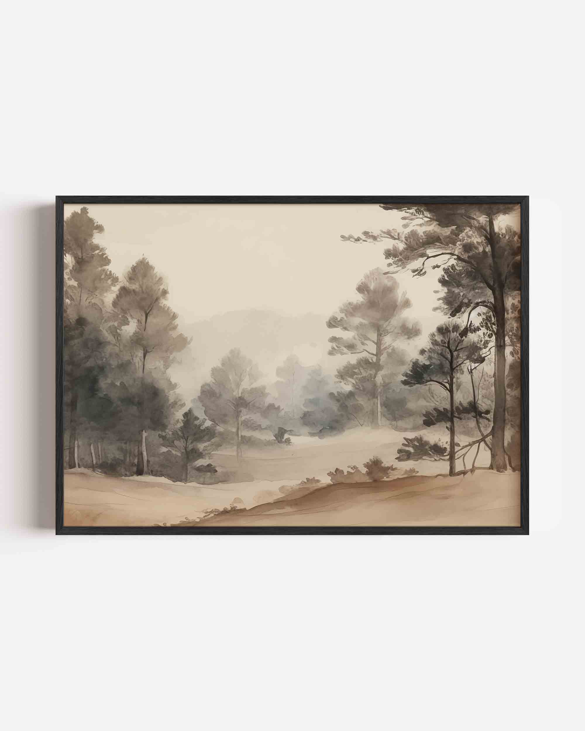 Boslandschap Poster