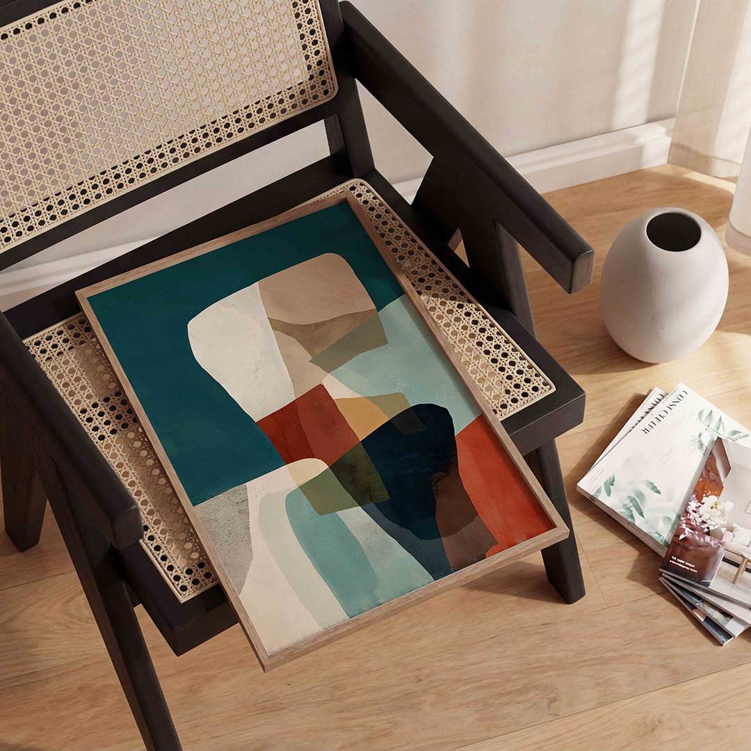 Abstracte vormen Poster