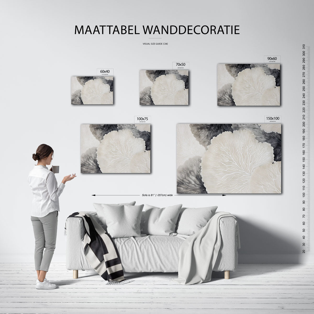 Organische lijnen Kunstwerk