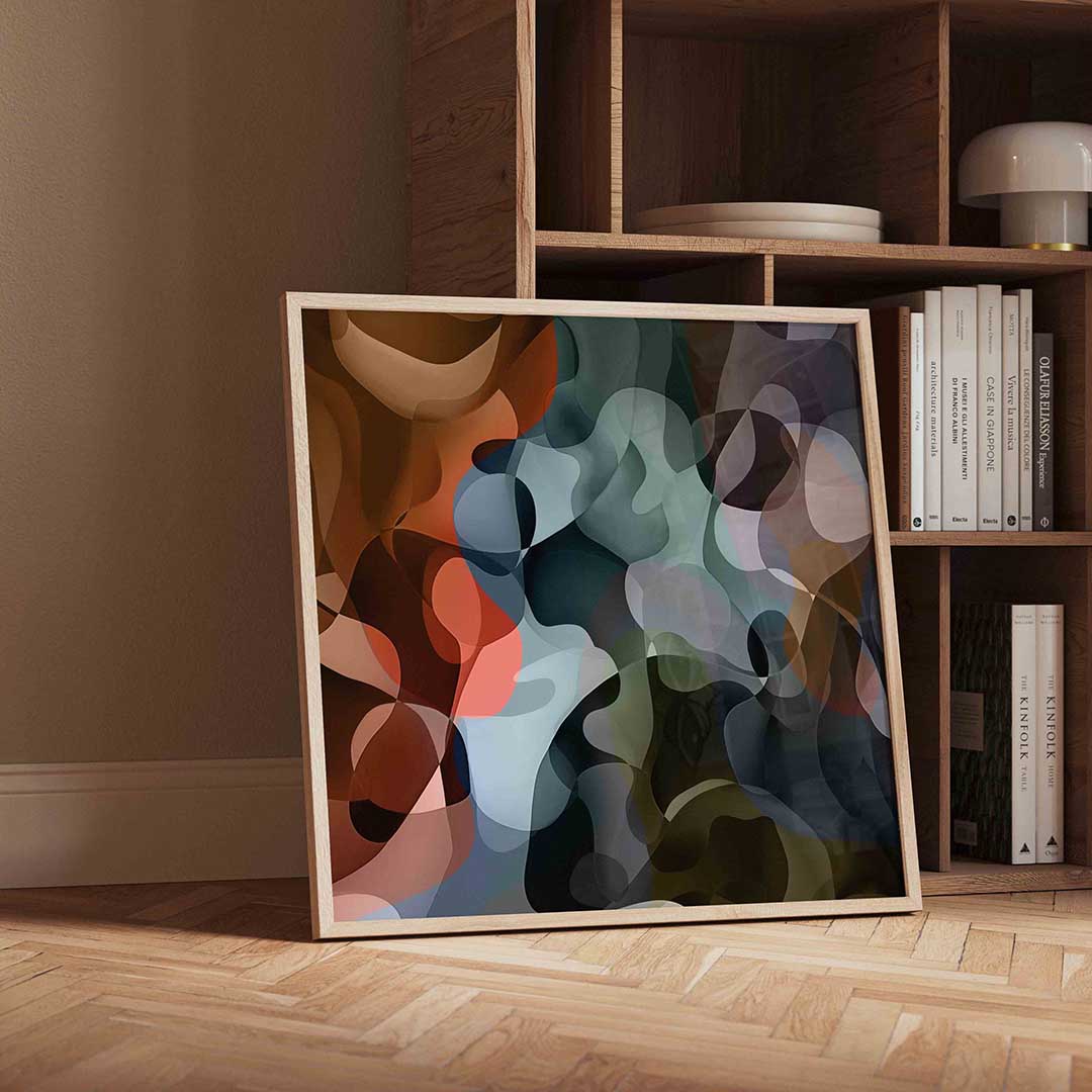 Abstracte vormen Poster