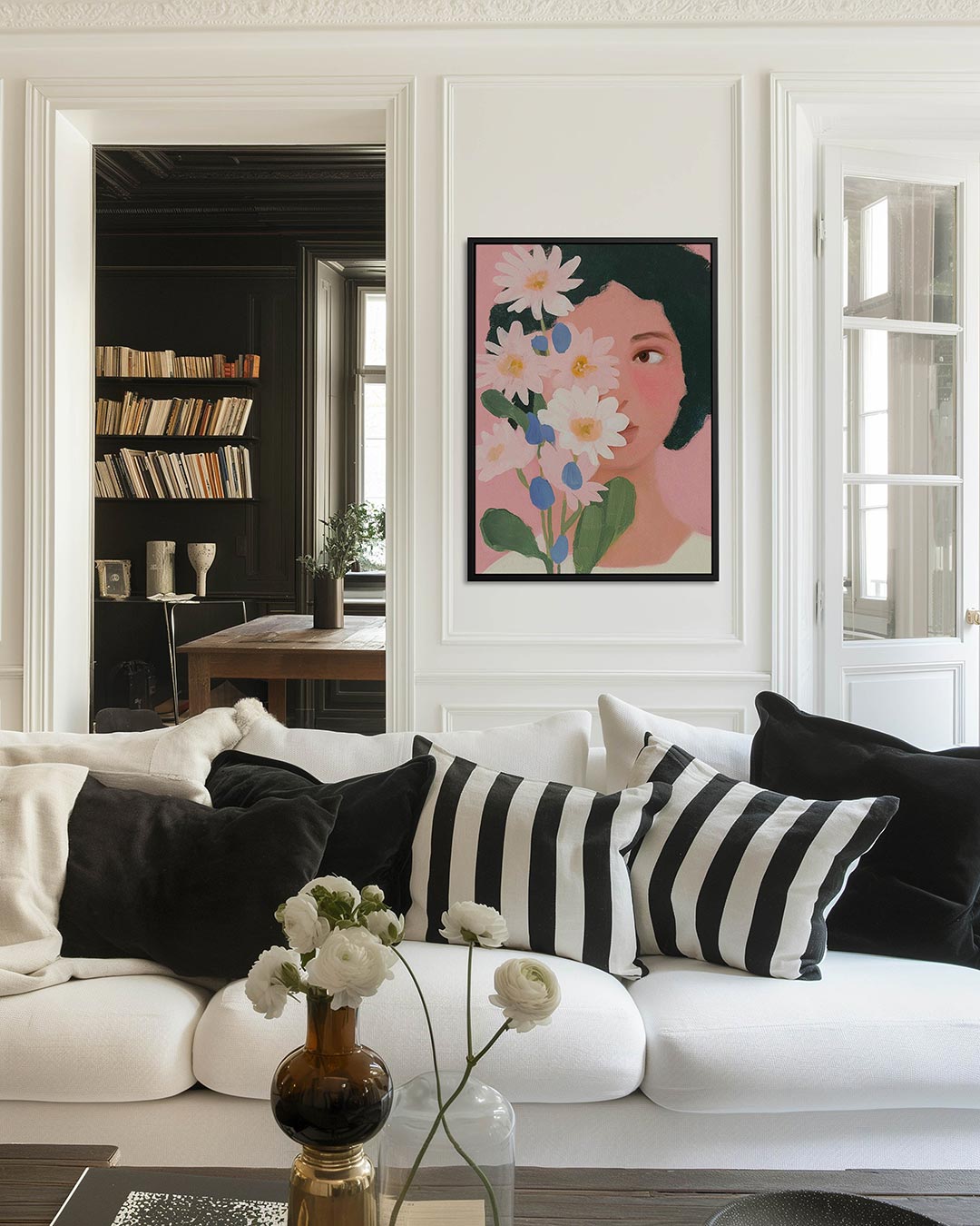 Bloemenportret Kunstwerk