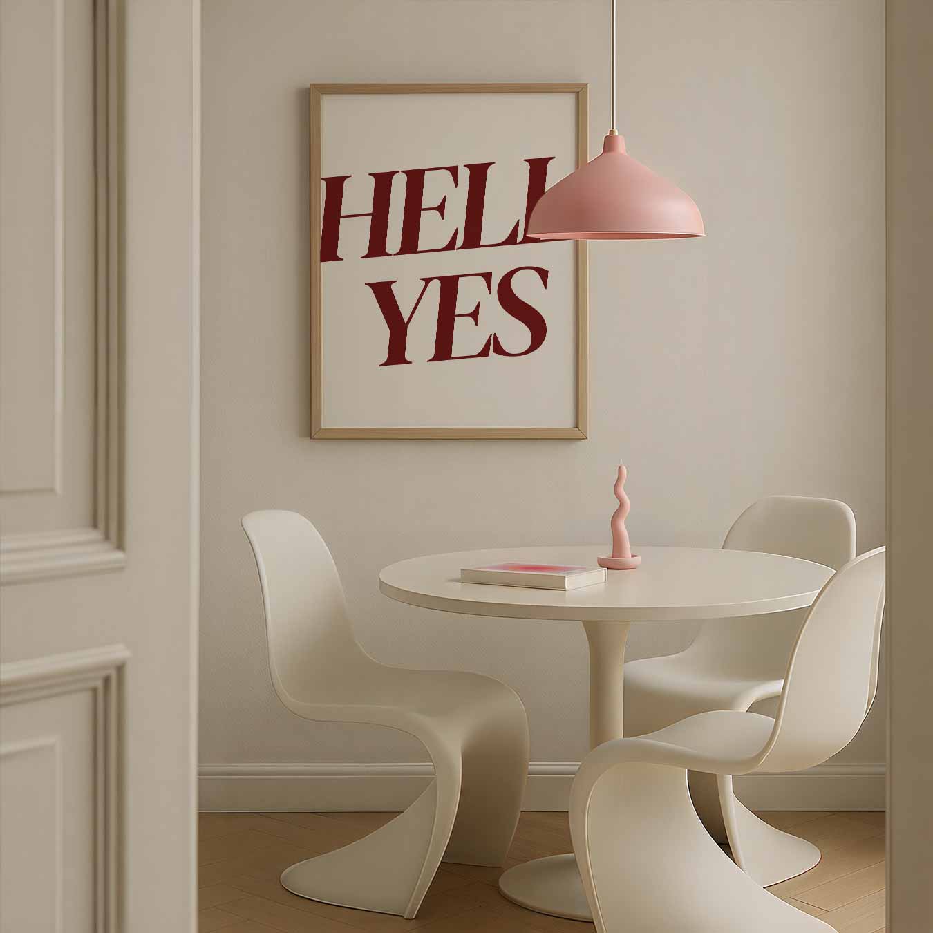 Hell Yes Motivatieposter-WallArtistic