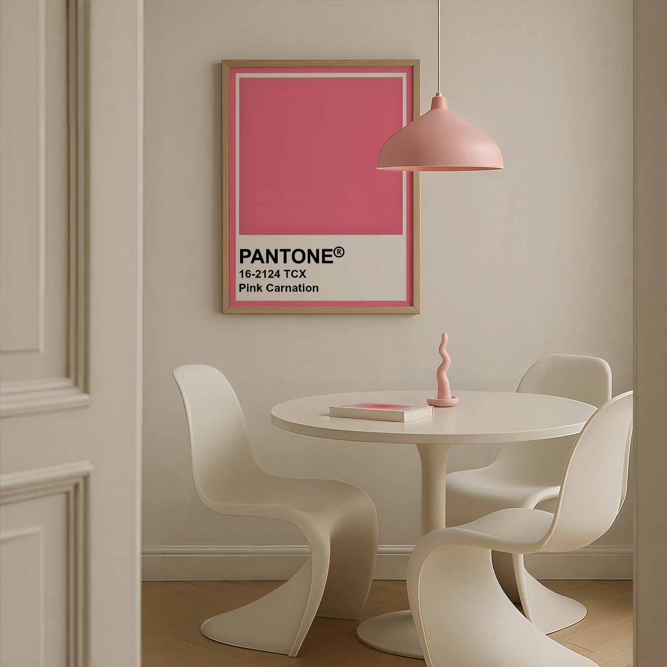 Pantone Pink Carnation Poster-WallArtistic