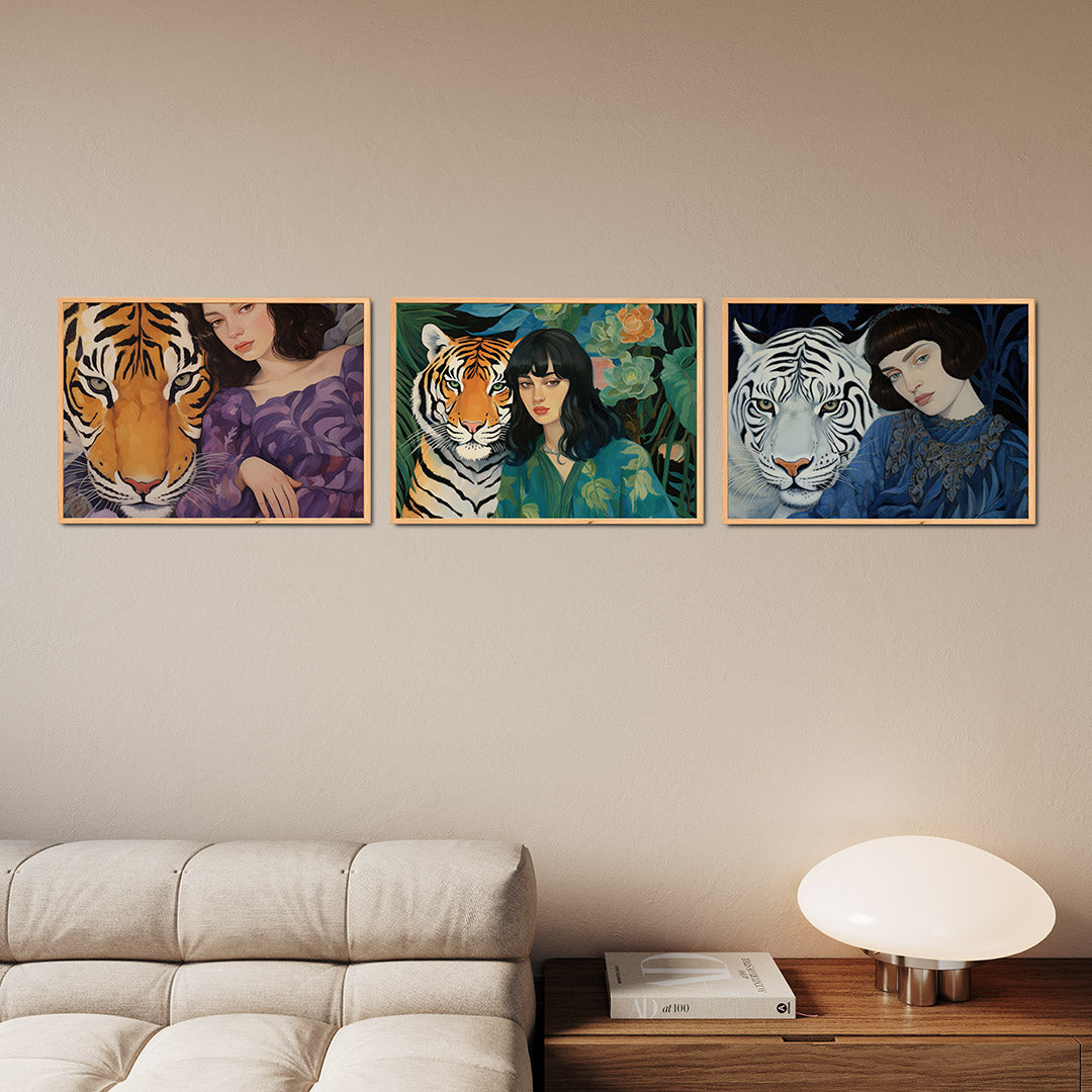 Dier en mens harmonie Posterset
