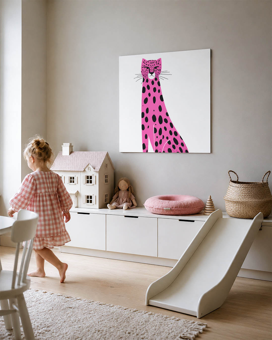 Luipaard illustratie Kunstwerk