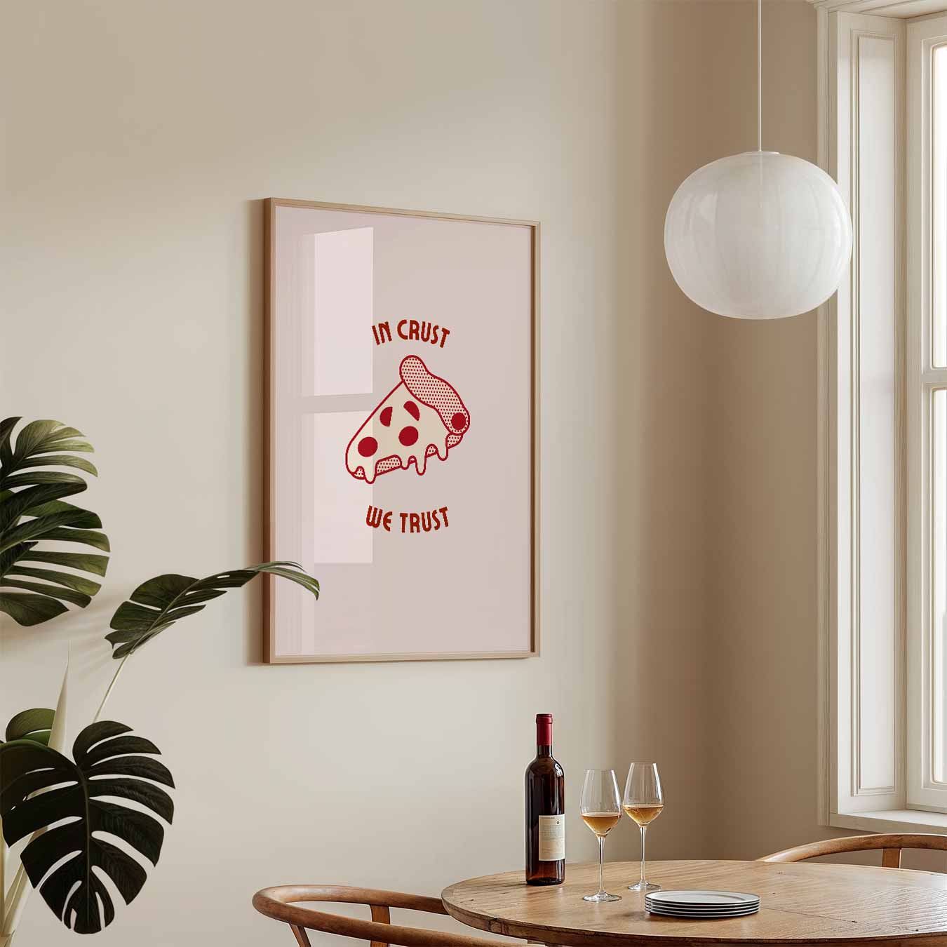 Pizza Liefde Poster-WallArtistic