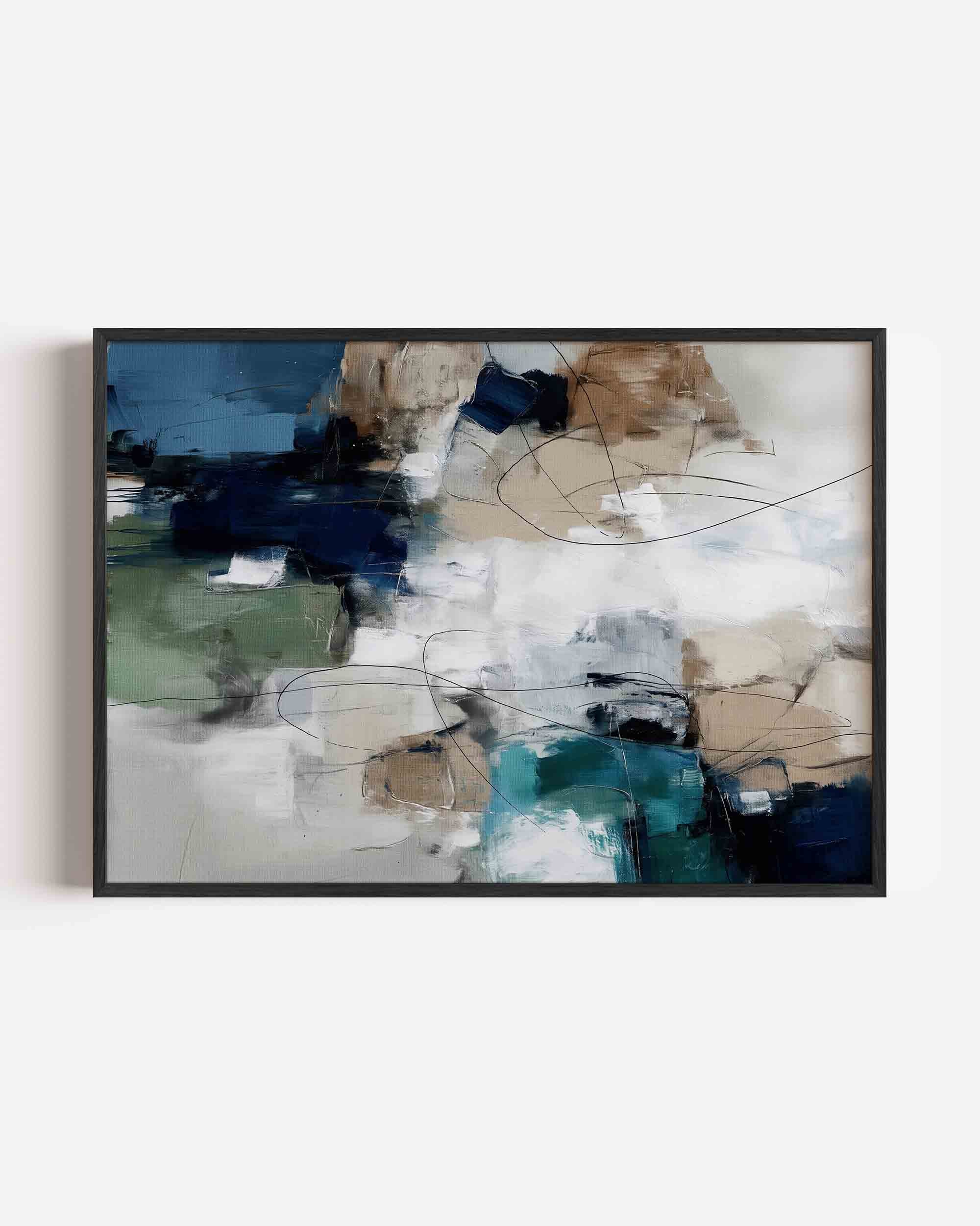 Abstracte vormen Poster