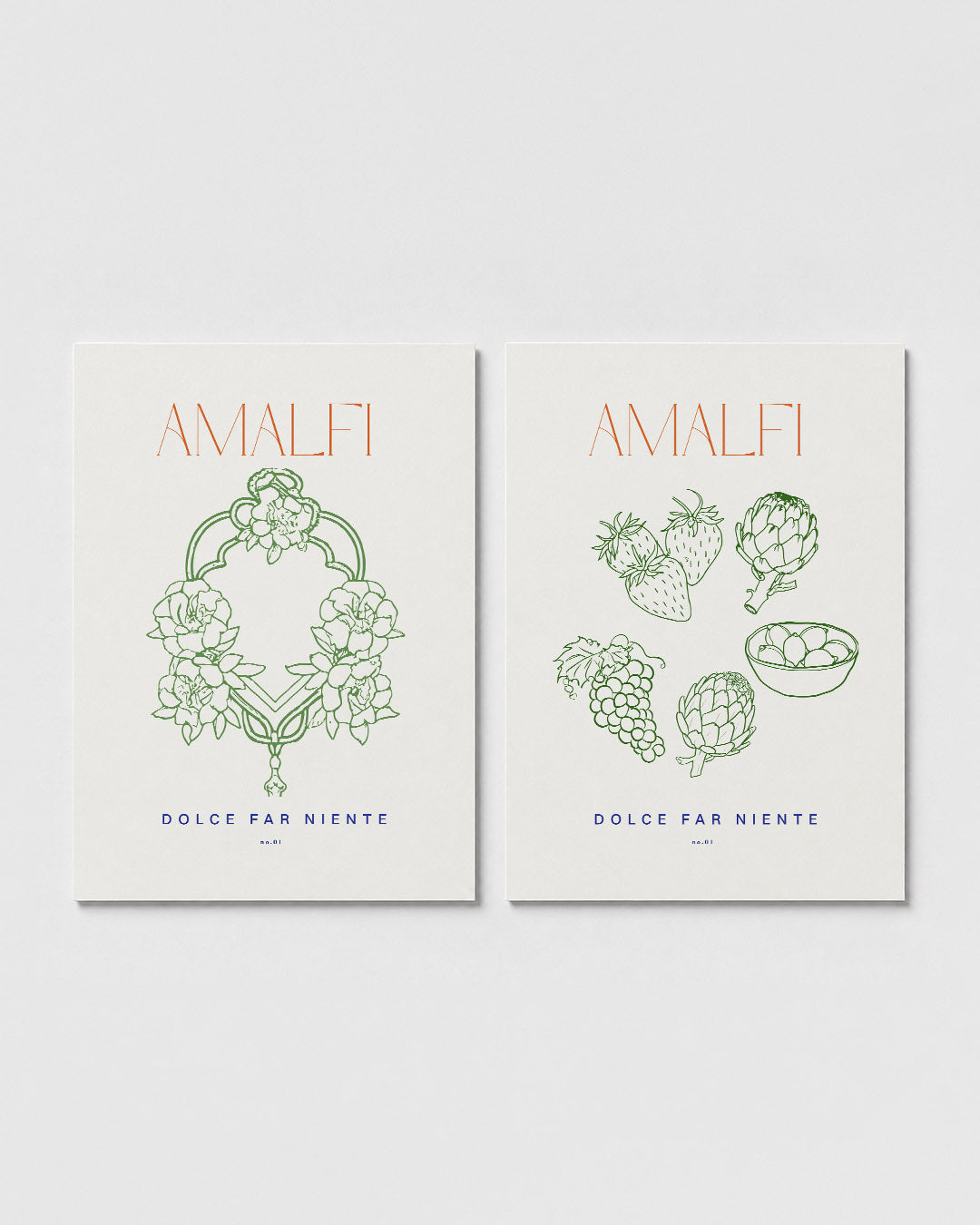 Bloemrijke symmetrie Posterset