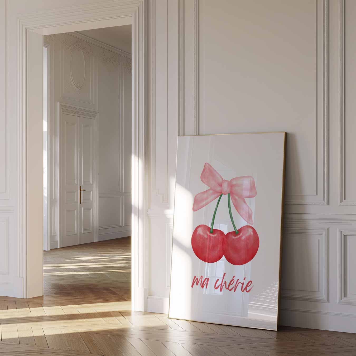 Ma Chérie Cherry Poster-WallArtistic