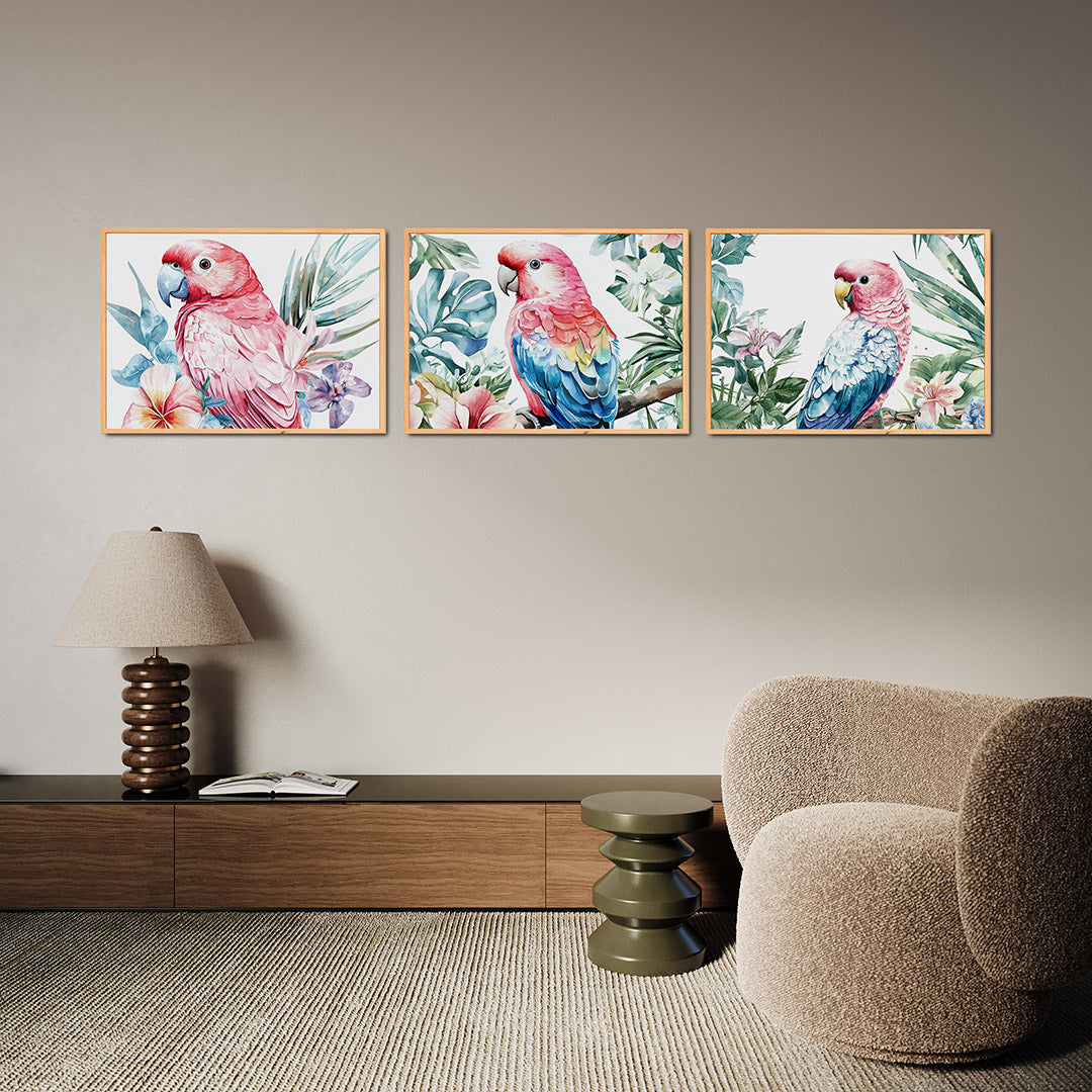 Tropische kleurenpracht Posterset