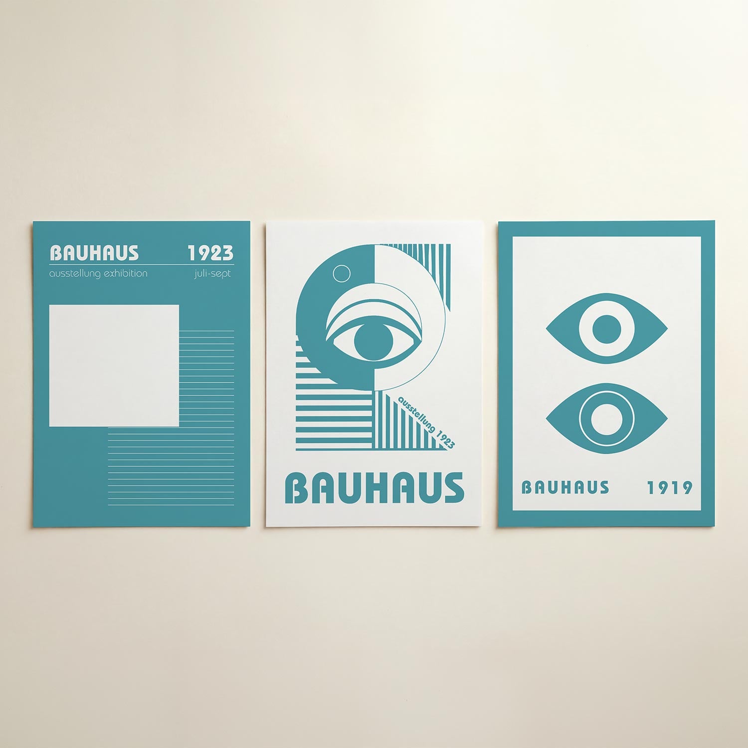 Lijnen en vlakken Posterset