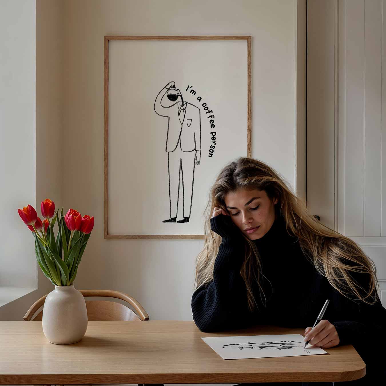 Koffiehumor Wandposter-WallArtistic