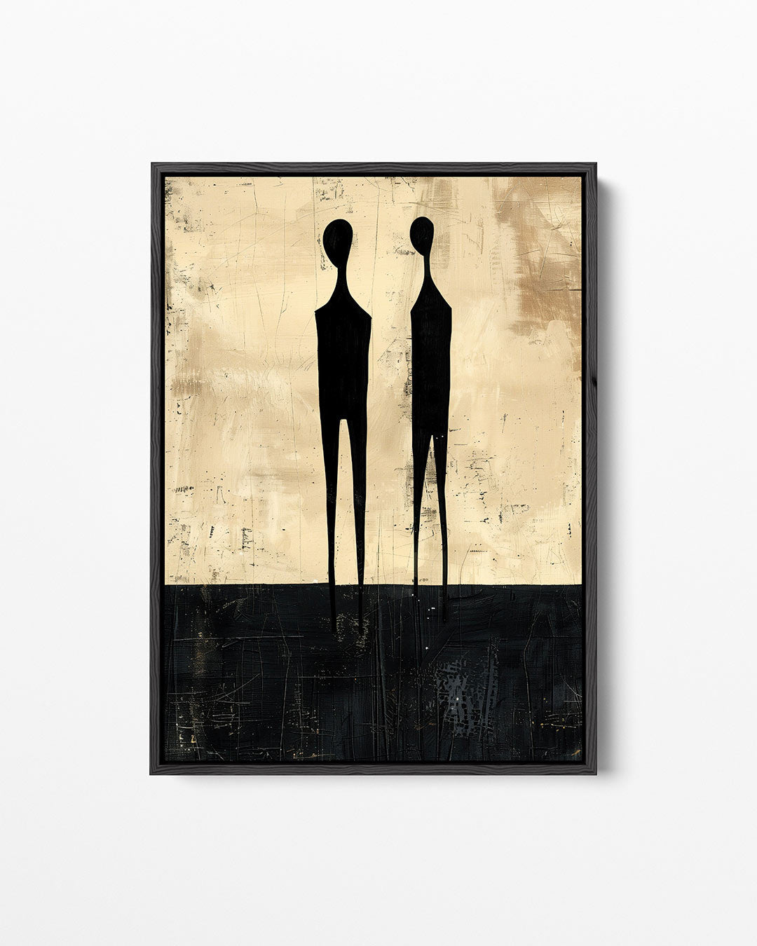Figuratieve silhouetten Kunstwerk