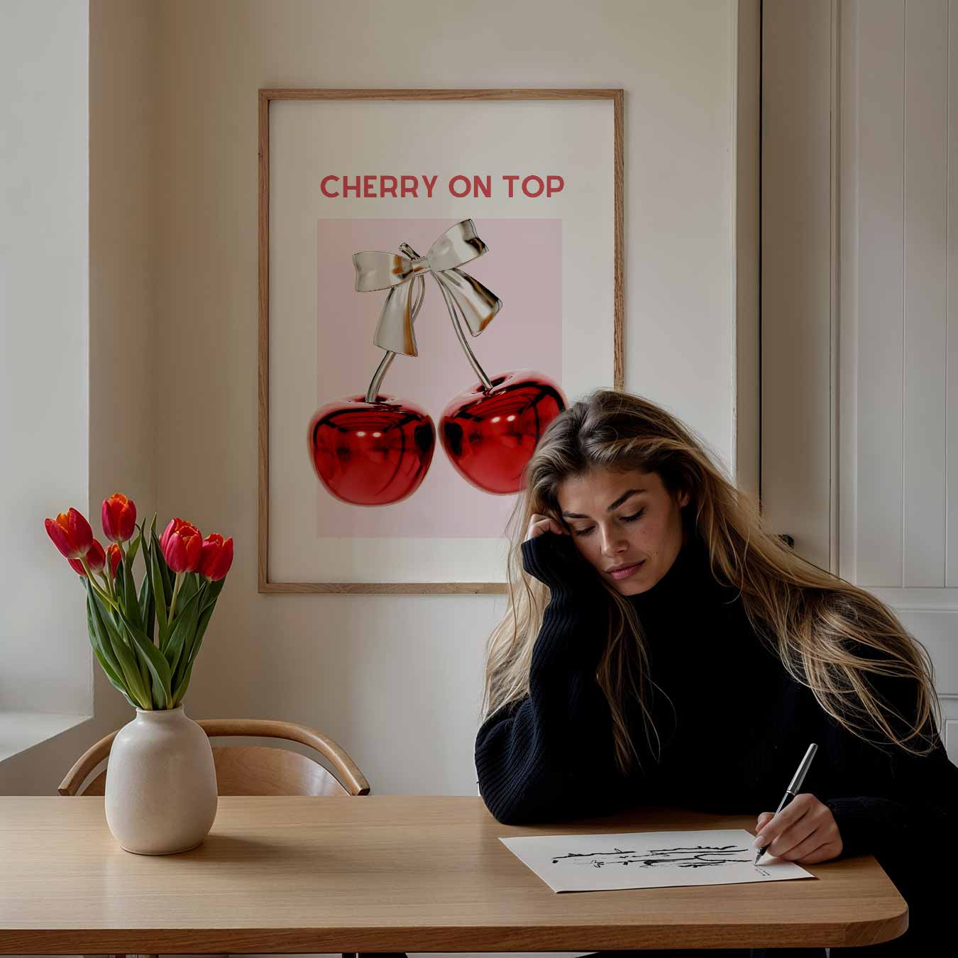 Cherry on Top Poster-WallArtistic