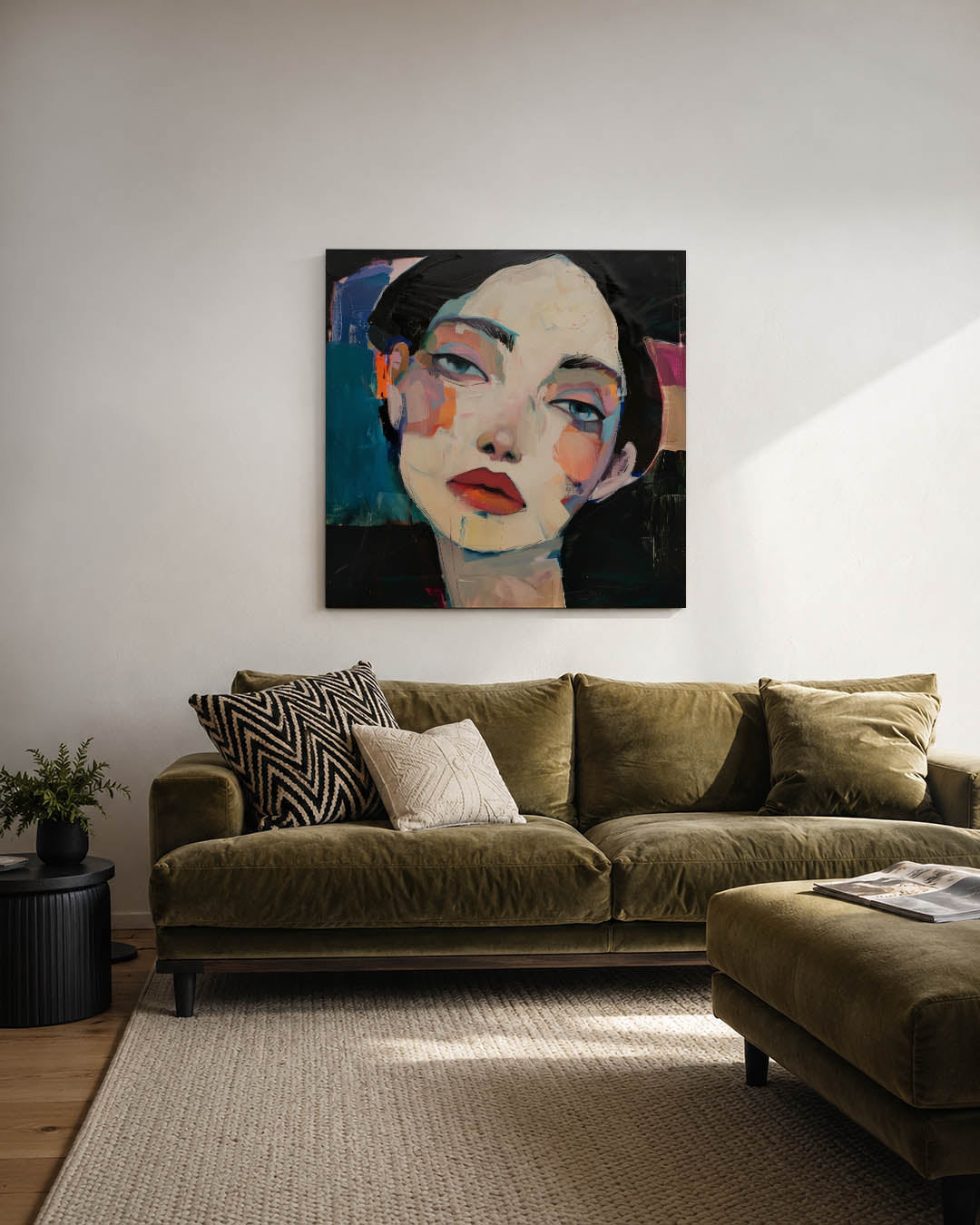 Abstracte Kunstwerk