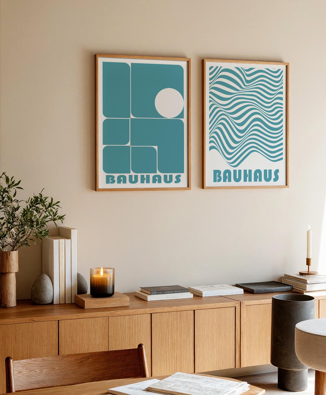 Vormen en vlakken Posterset