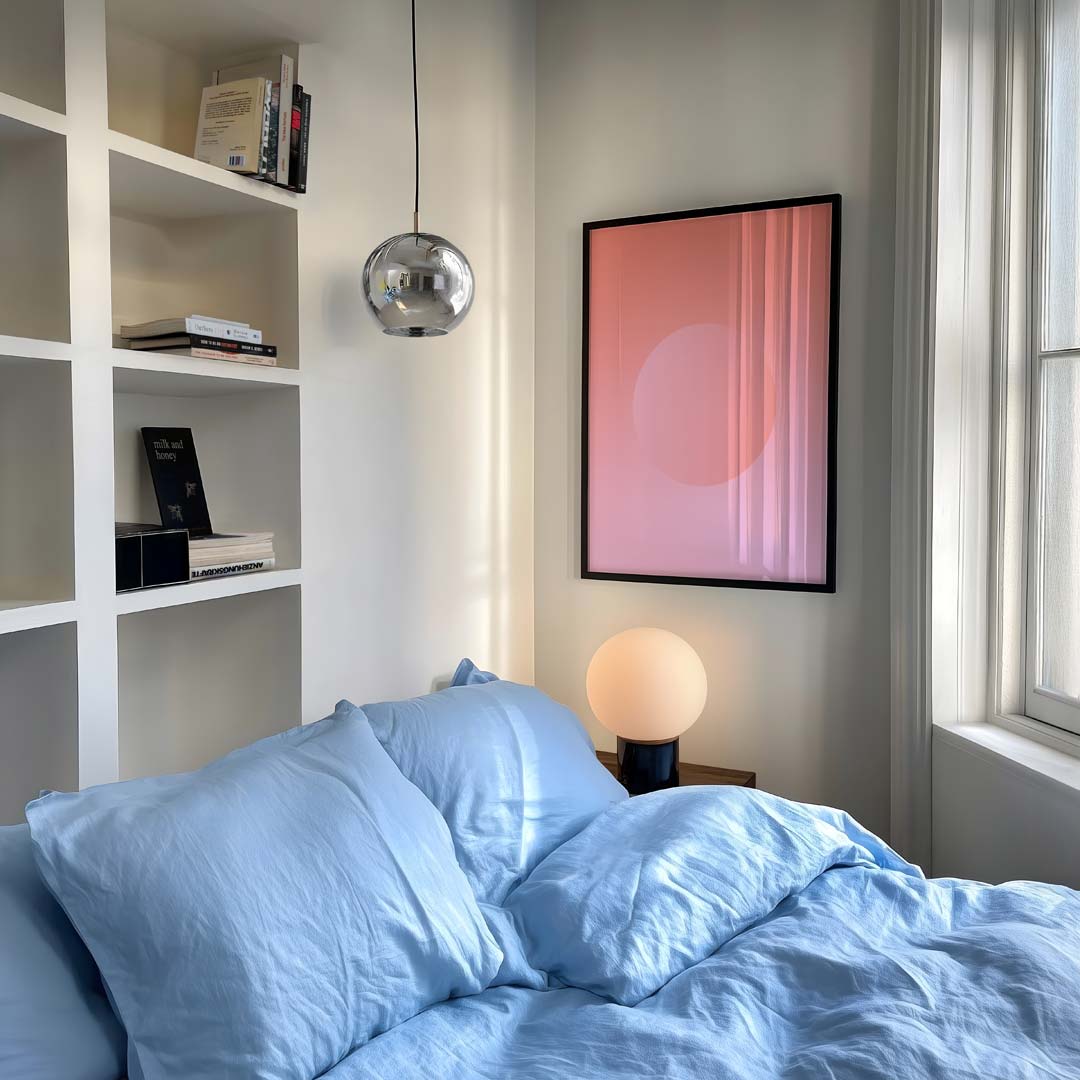 Zachte Roze Droomsfeer Poster-WallArtistic