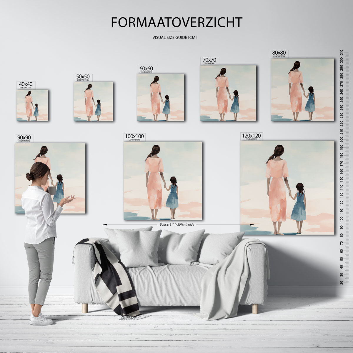Moeder en kind Poster