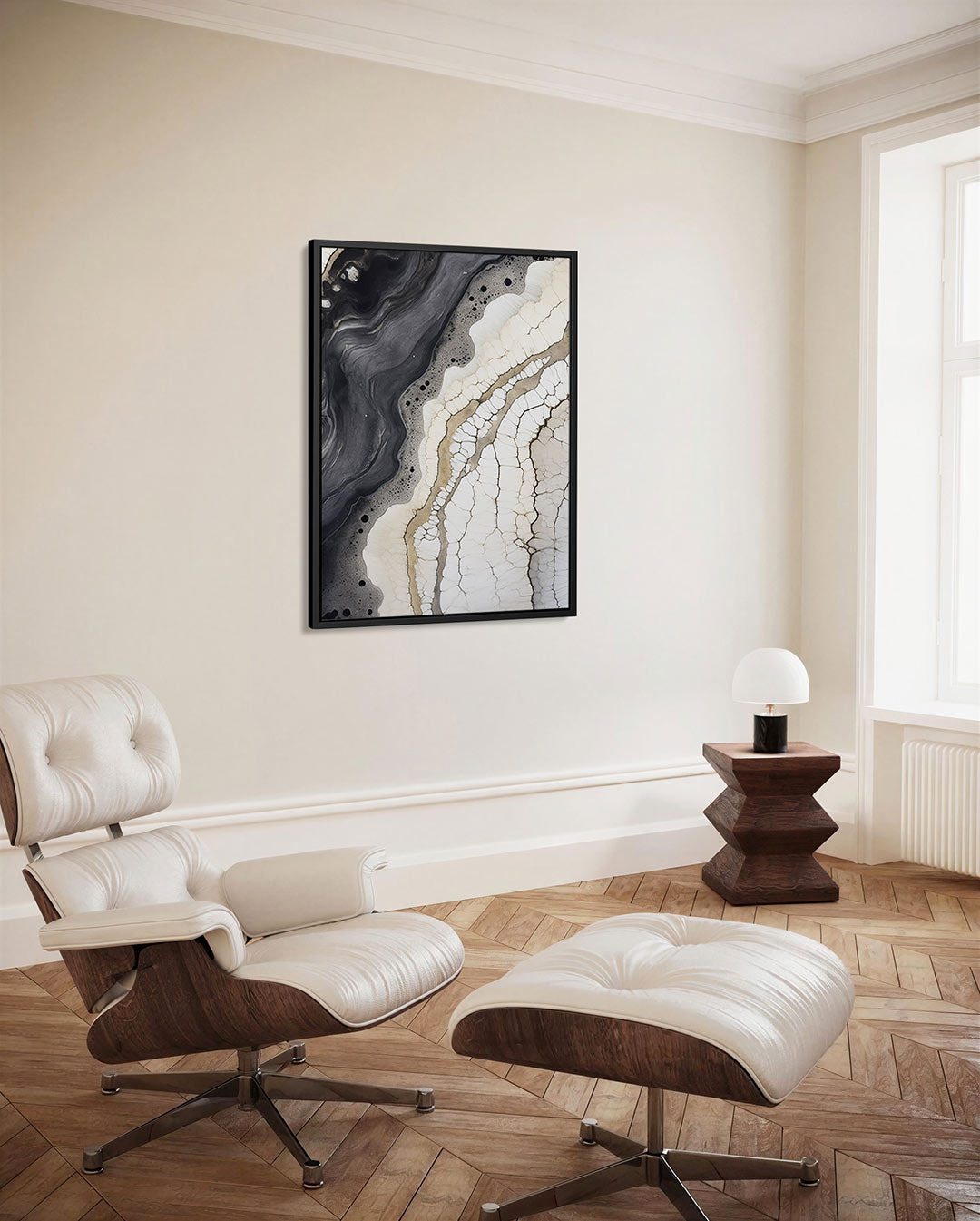 Organische lijnen Kunstwerk