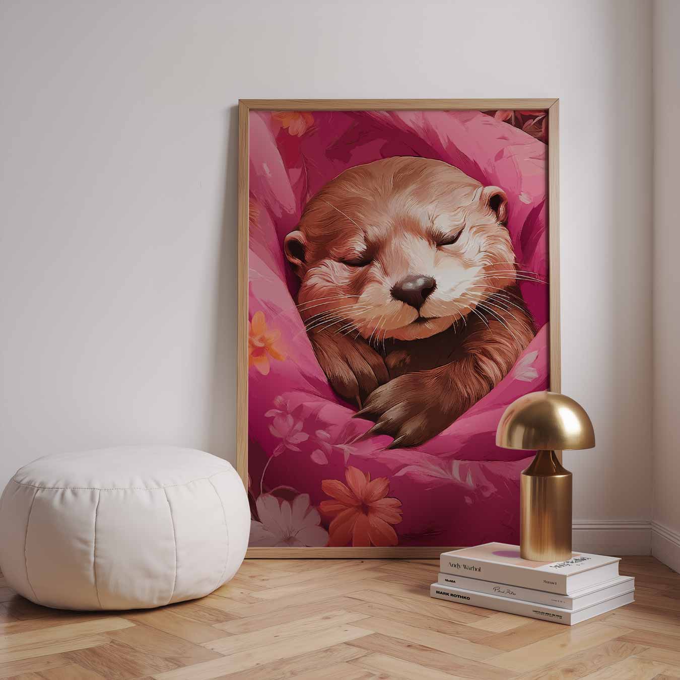 Slaapdroom Otter Poster-WallArtistic