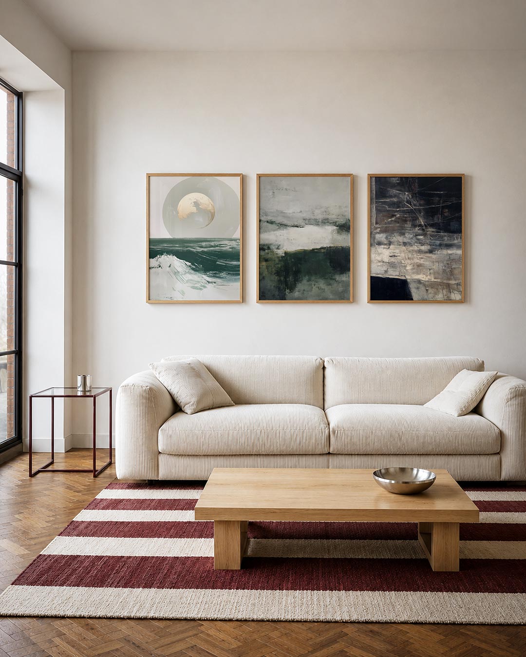 Maan en zee Posterset